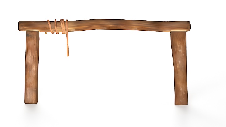 渲染模型_套马杆001