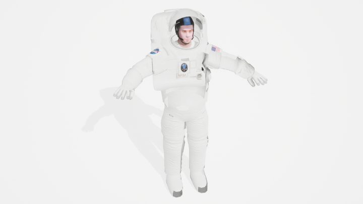 渲染模型_宇航员002