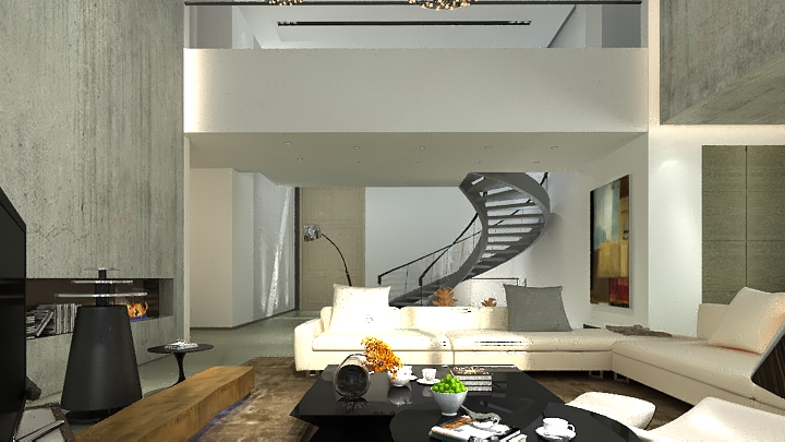 渲染模型_室内047