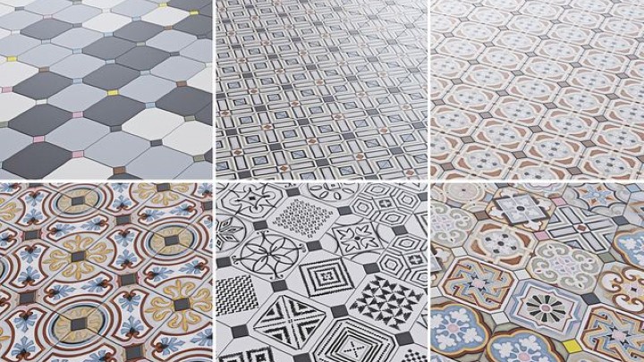 渲染模型_室内地砖002