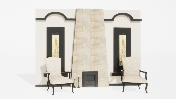 渲染模型_室内场景033