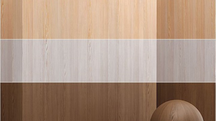 渲染模型_室内木材005