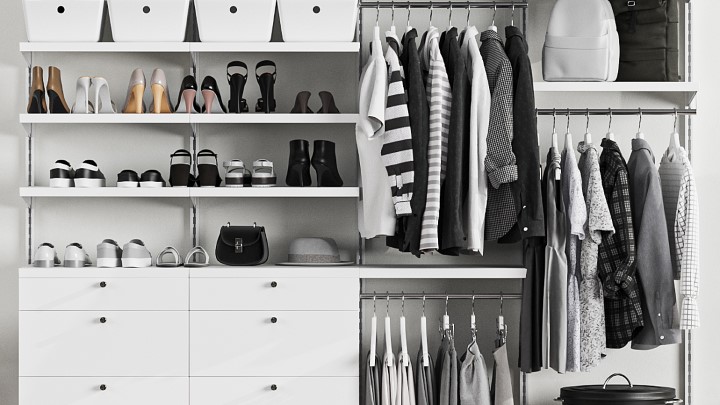 渲染模型_室内衣橱001