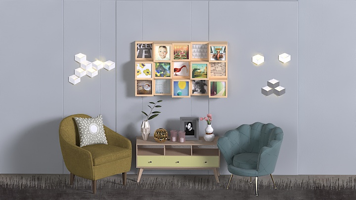 渲染模型_室内装饰219