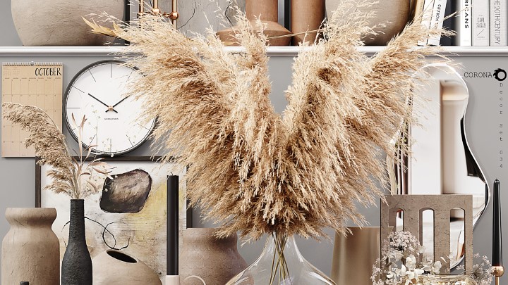 渲染模型_室内装饰合集019