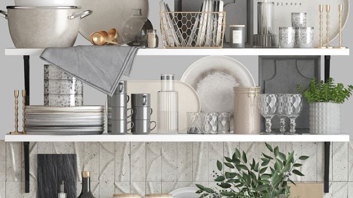 渲染模型_室内装饰摆件005