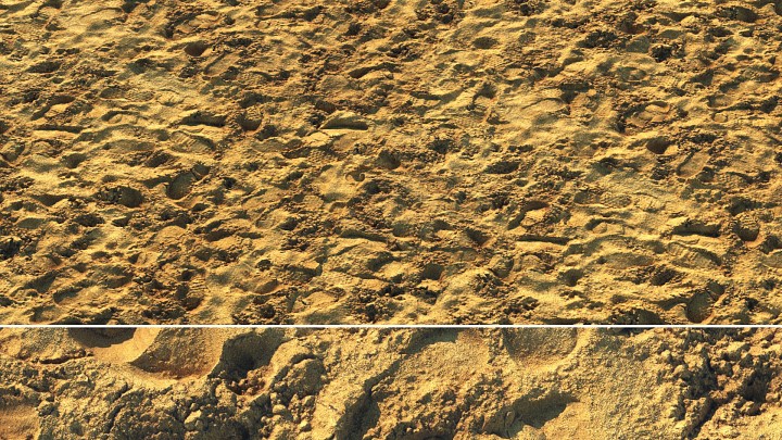 渲染模型_室外黄土001