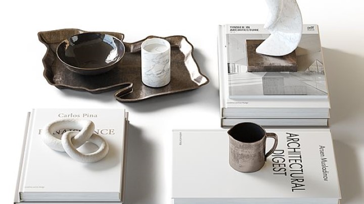 渲染模型_家具桌面摆件009