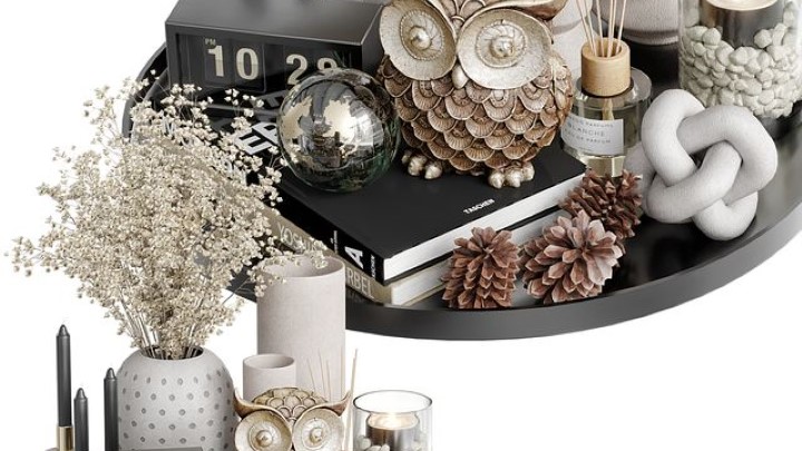 渲染模型_家具桌面摆件010