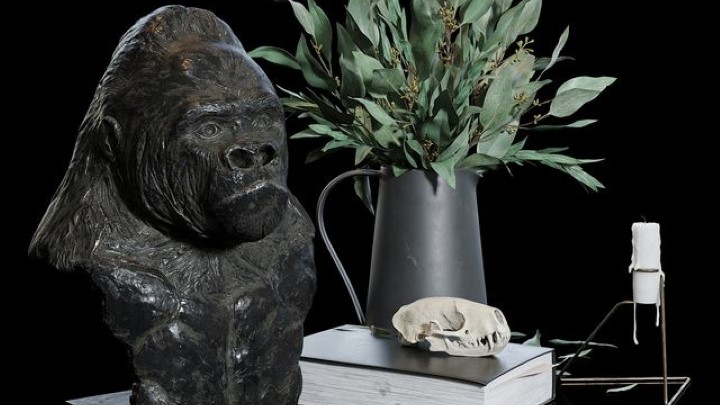 渲染模型_家具桌面摆件011