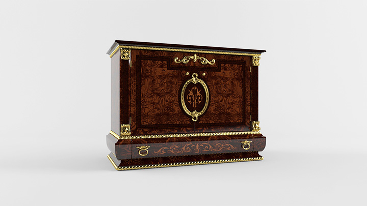 渲染模型_家居柜子003