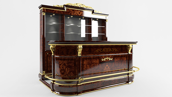 渲染模型_家居柜子012