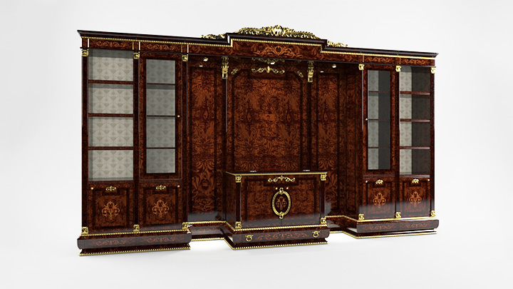 渲染模型_家居柜子020