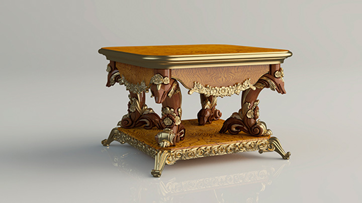 渲染模型_家居桌椅柜子017