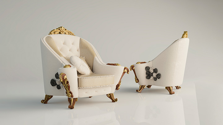 渲染模型_家居桌椅柜子024