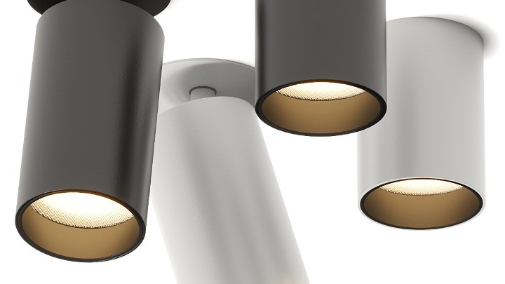 渲染模型_射灯筒灯001