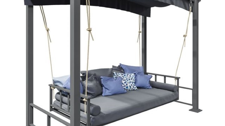 渲染模型_小区秋千001