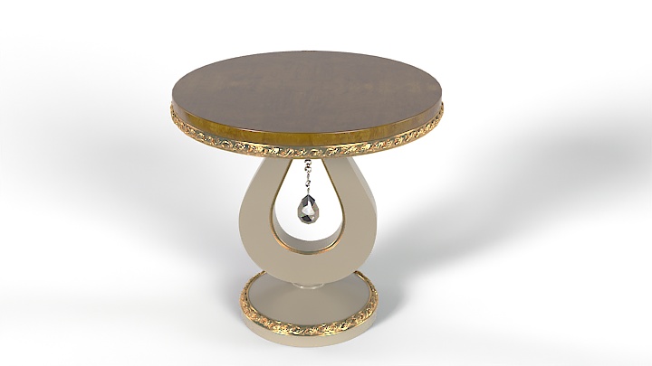 渲染模型_展示台003