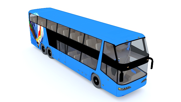 渲染模型_巴士003