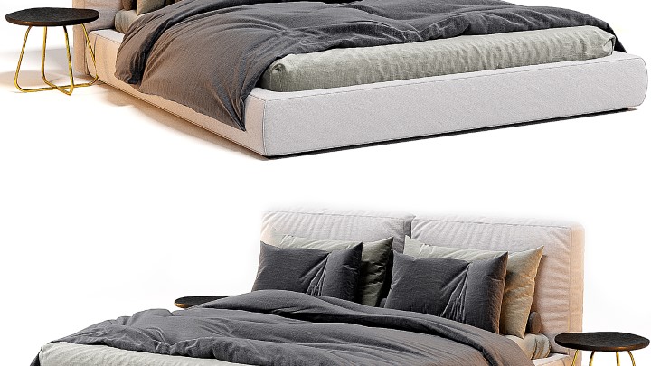 渲染模型_床2291