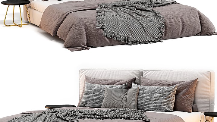 渲染模型_床2293