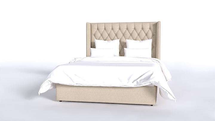 渲染模型_床2339