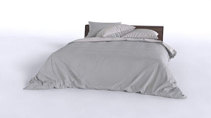 渲染模型_床2341