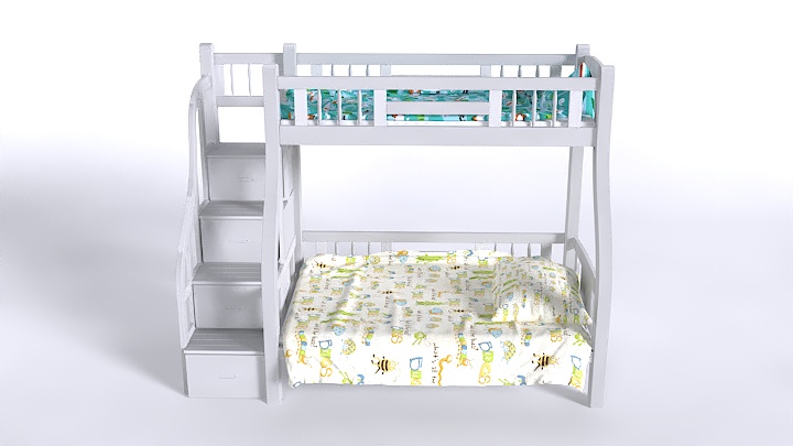 渲染模型_床2342