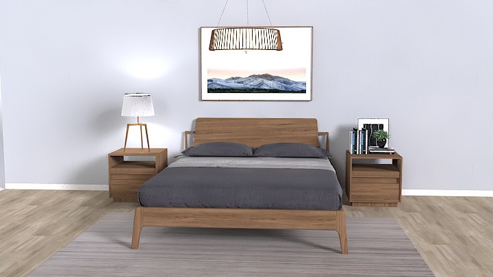 渲染模型_床2351