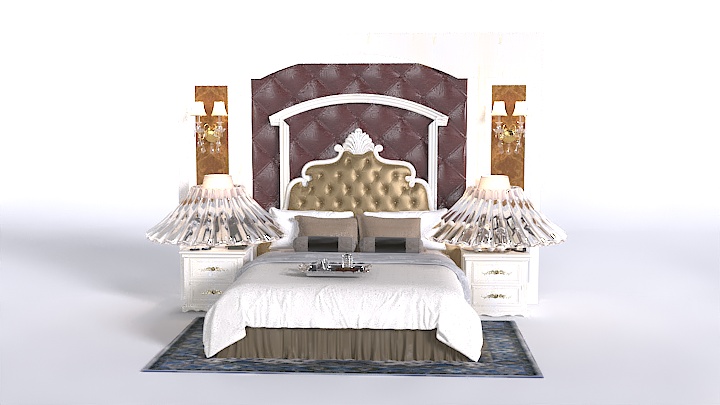 渲染模型_床2370