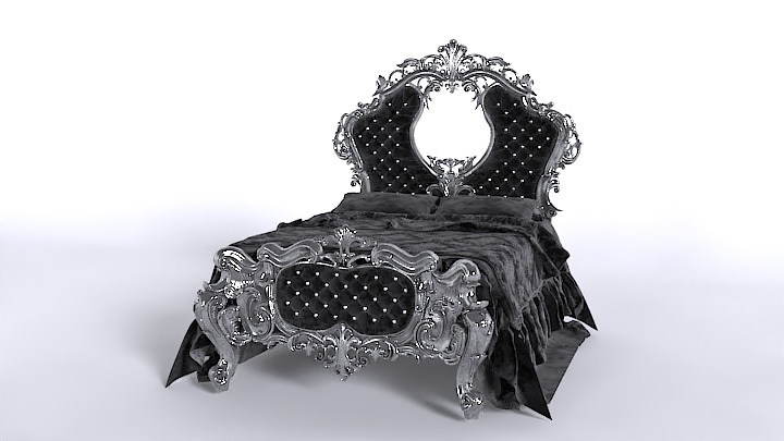 渲染模型_床2374