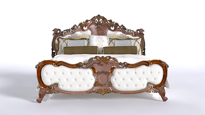 渲染模型_床2377