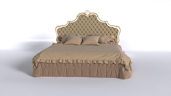 渲染模型_床2378