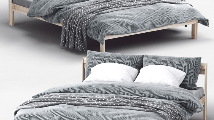 渲染模型_床2398