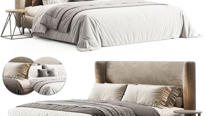 渲染模型_床2401