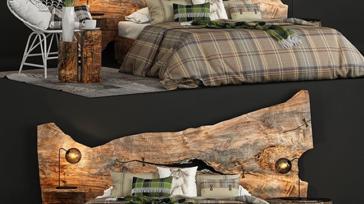 渲染模型_床2409