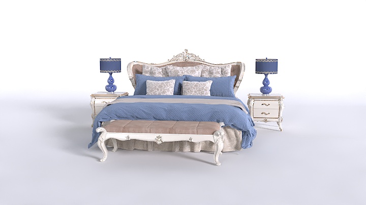 渲染模型_床2420