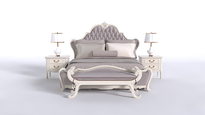 渲染模型_床2422