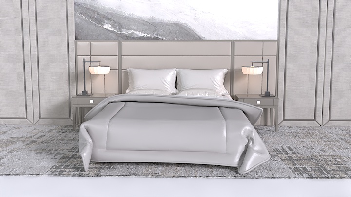 渲染模型_床2441