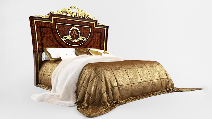 渲染模型_床2504