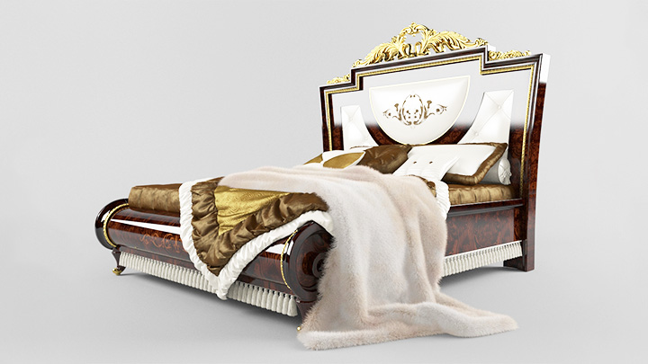 渲染模型_床2506