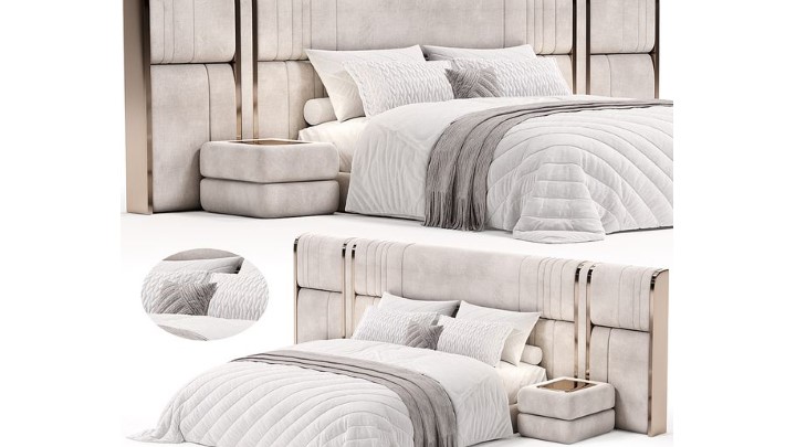 渲染模型_床2527