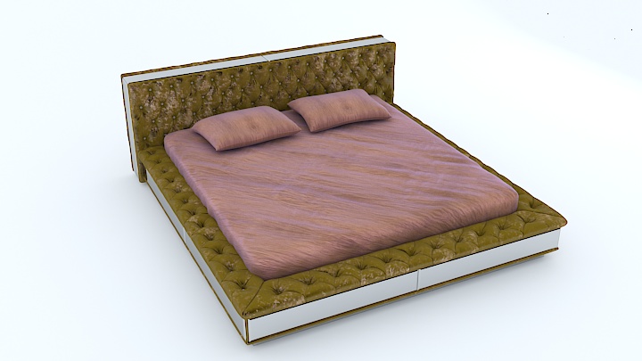 渲染模型_床2530