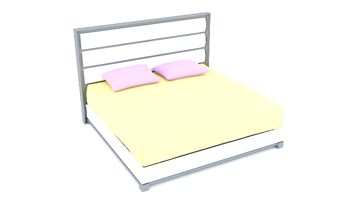 渲染模型_床2534