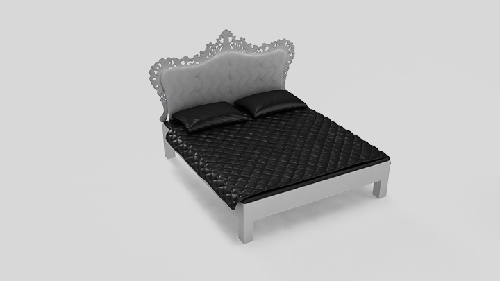 渲染模型_床2538