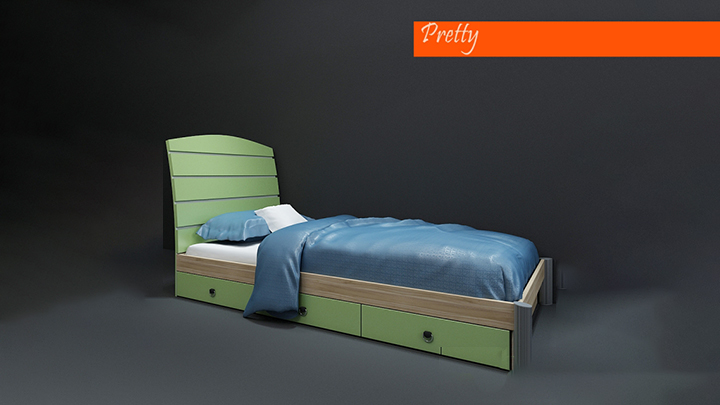 渲染模型_床2549