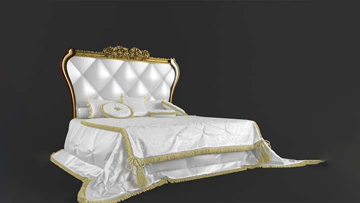 渲染模型_床2552