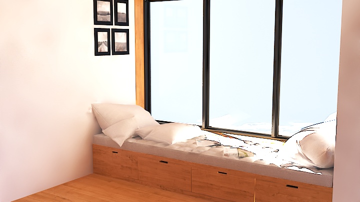 渲染模型_床2555