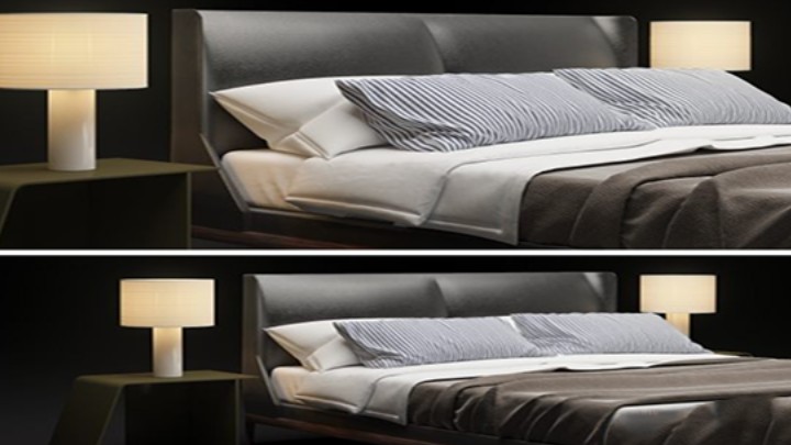 渲染模型_床2590