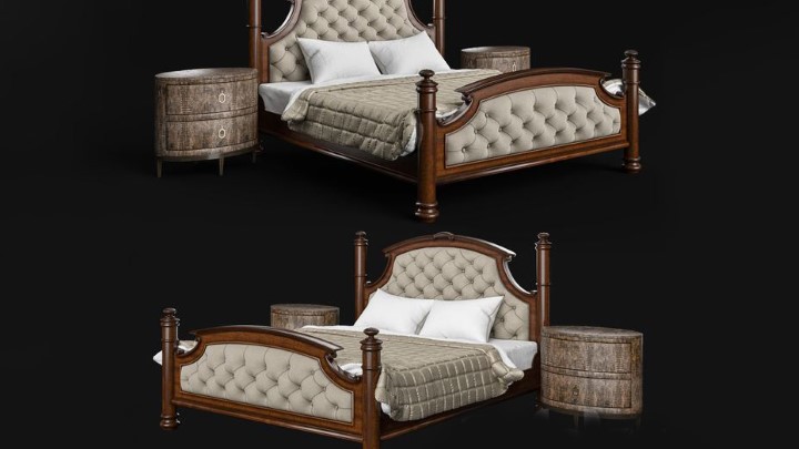 渲染模型_床2599